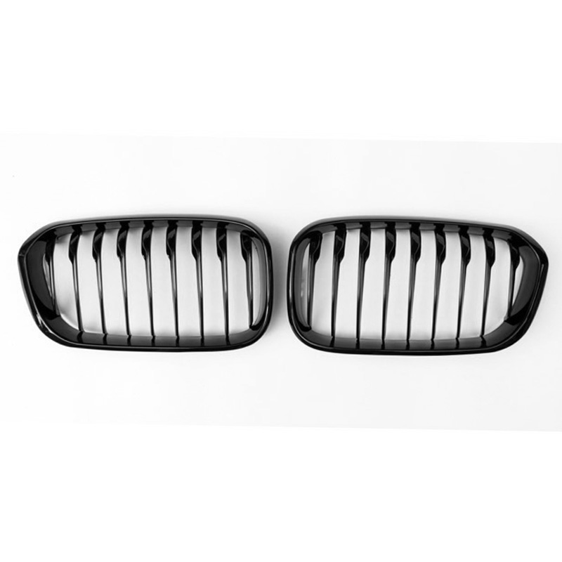 2016-2019 F20 F21 FACELIFT LCI 1-Series Liftback Front Replacement Grille Gloss Black Color - Image 2