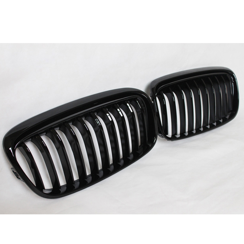 2014-2018 Pair Gloss Black Sport Replacement Grille Grill For BMW F45 2-Series Wagon Touring