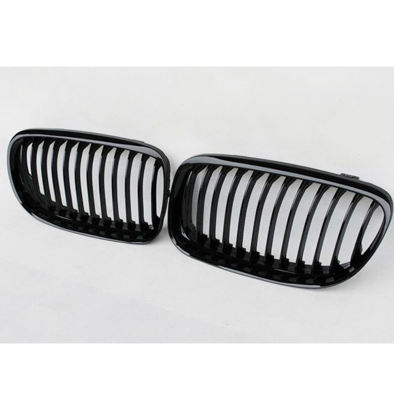 2009-2011 E90 E91 3 Series LCI FACELIFT Front Kidney Replacement Grille in Gloss Black Color